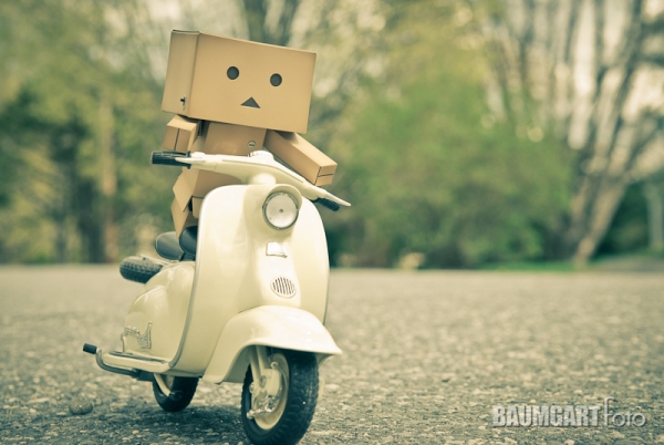 The weather was finally nice enough for Danboard to try out his new scooter